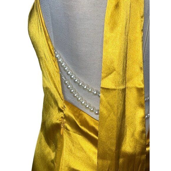 NWT Khalil’s Kara yellow maxi dress - Picture 8 of 11
